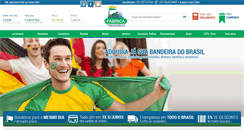 Desktop Screenshot of fabricadebandeiras.com.br